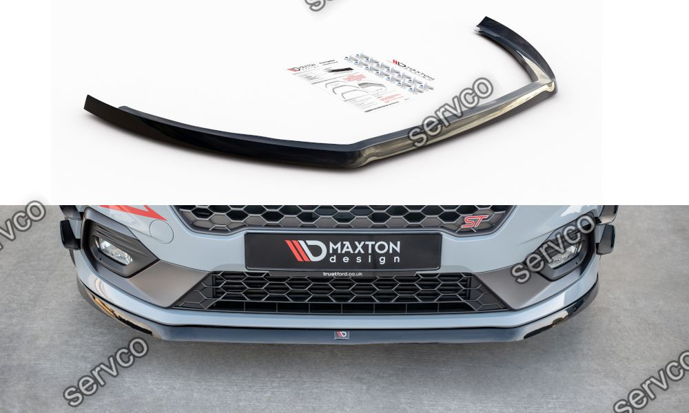 Prelungire splitter bara fata Ford Fiesta Mk 8 ST 2018- v21 - Maxton Design