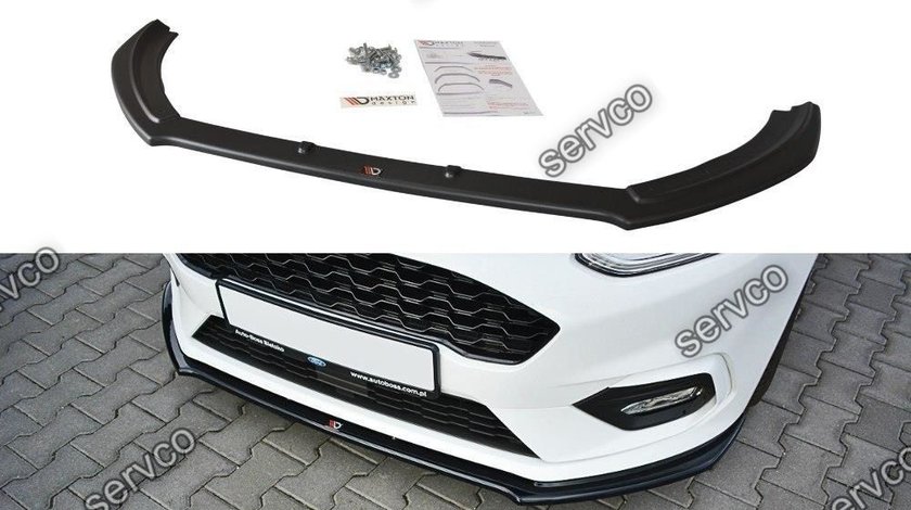 Prelungire splitter bara fata Ford Fiesta Mk 8 ST-Line 2018- v4 - Maxton Design