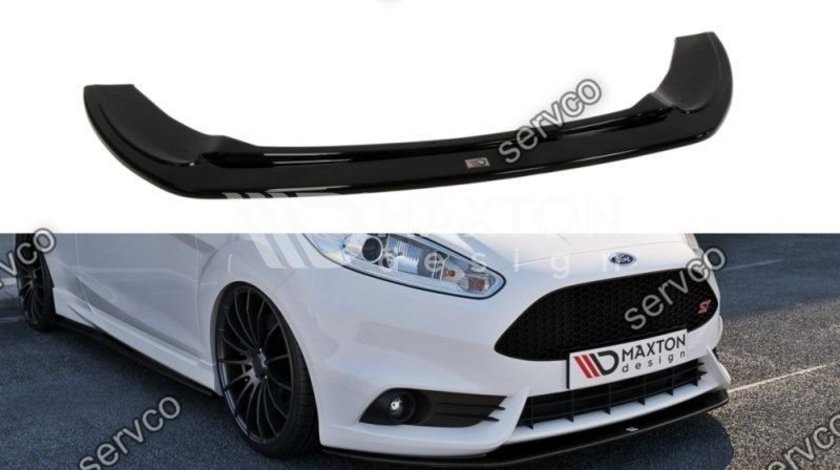 Prelungire splitter bara fata Ford Fiesta Mk7 ST Facelift 2013-2016 v14 - Maxton Design