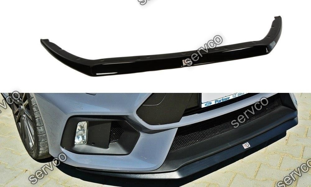 Prelungire splitter bara fata Ford Focus 3 rRS 2015-2018 v19 - Maxton Design