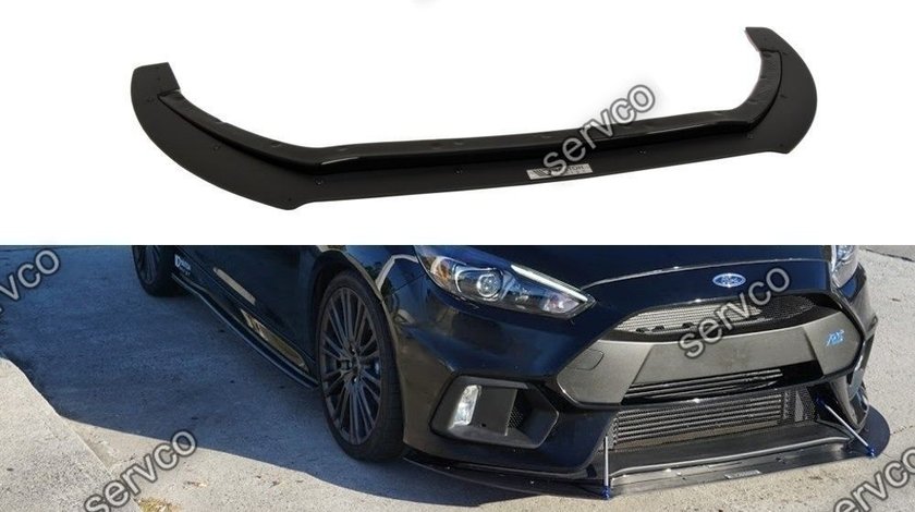 Prelungire splitter bara fata Ford Focus 3 RS 2015-2018 v22 - Maxton Design