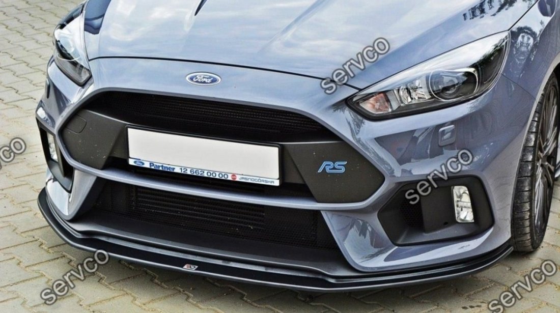 Prelungire splitter bara fata Ford Focus 3 RS 2015-2018 v20 - Maxton Design
