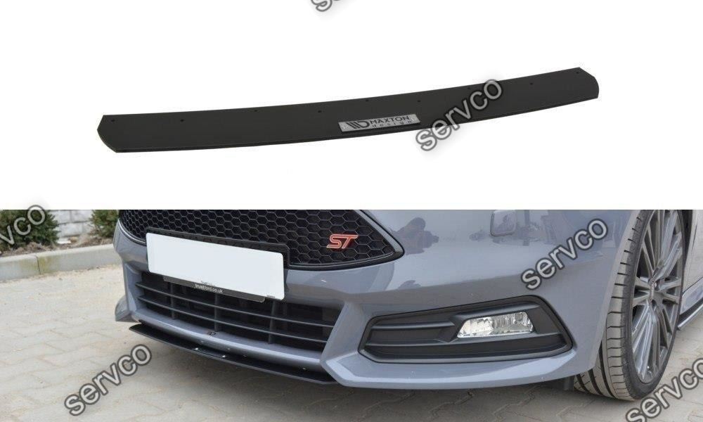 Prelungire splitter bara fata Ford Focus 3 ST Facelift 2015-2018 v9 - Maxton Design