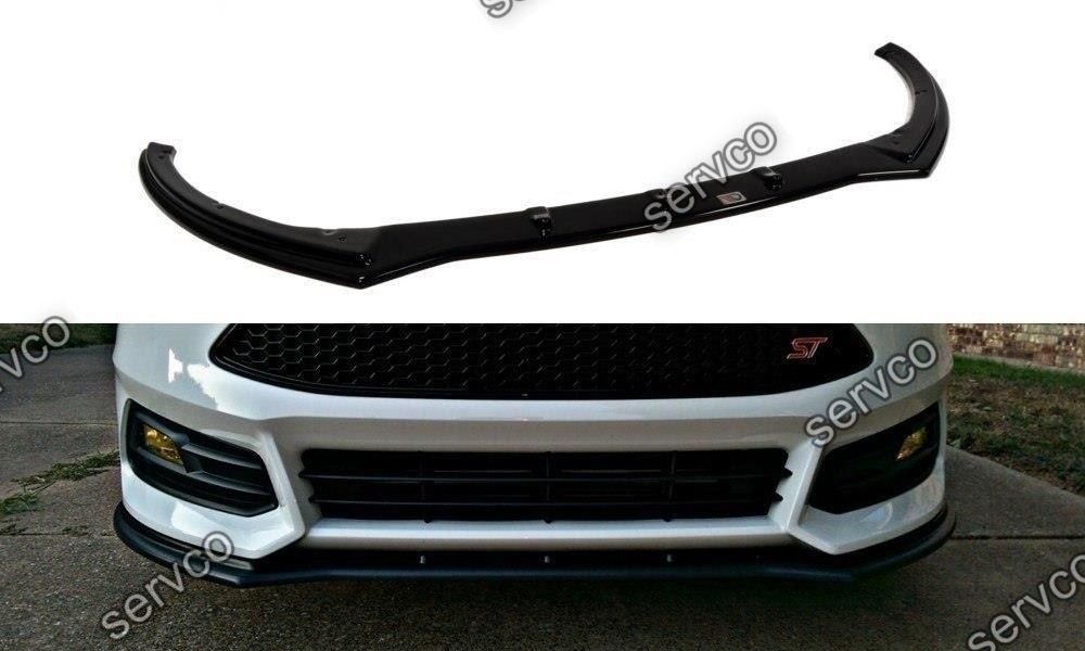 Prelungire splitter bara fata Ford Focus 3 Facelift 2015-2018 v12 - Maxton Design