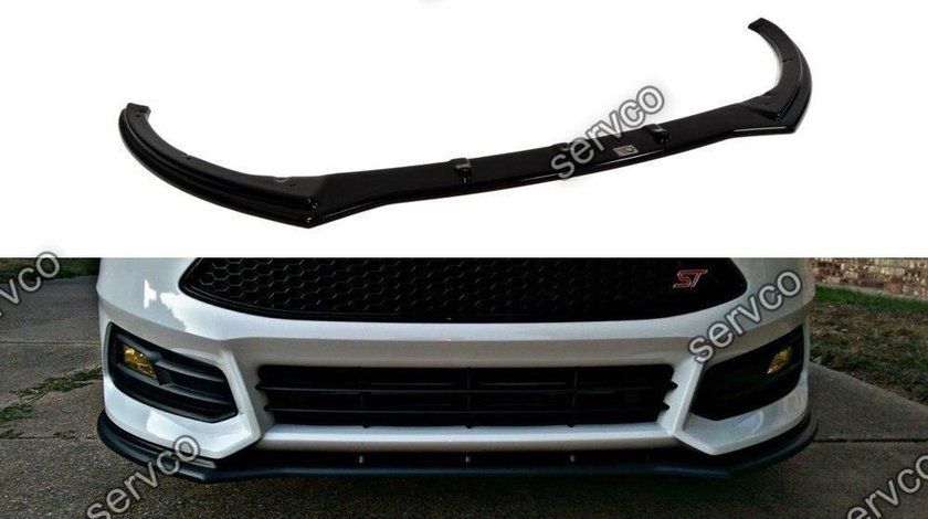 Prelungire splitter bara fata Ford Focus 3 Facelift 2015-2018 v12 - Maxton Design