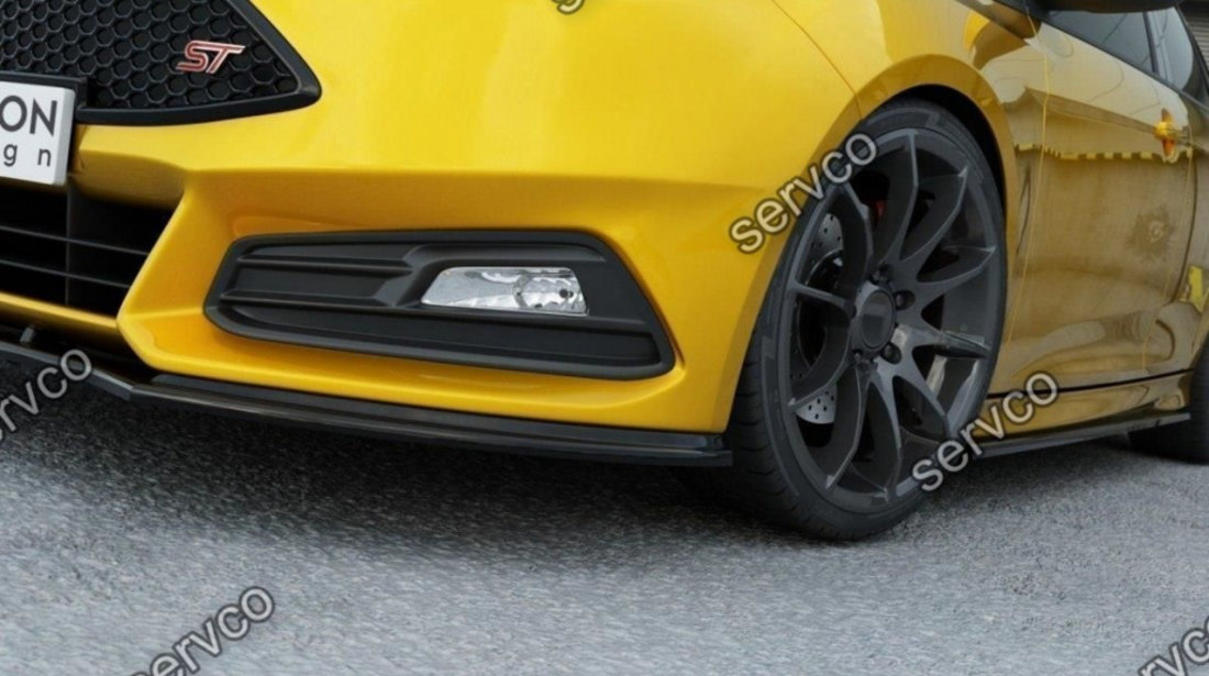 Prelungire splitter bara fata Ford Focus 3 Facelift 2015-2018 v12 - Maxton Design