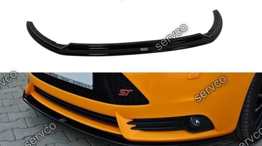 Prelungire splitter bara fata Ford Focus ST 3 2011-2015 v2 - Maxton Design