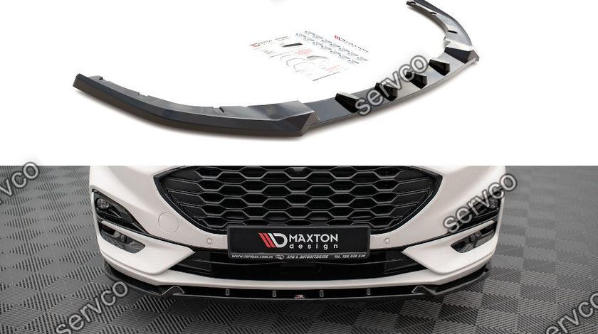 Prelungire splitter bara fata Ford Kuga ST-Line Mk3 2019- v1 - Maxton Design