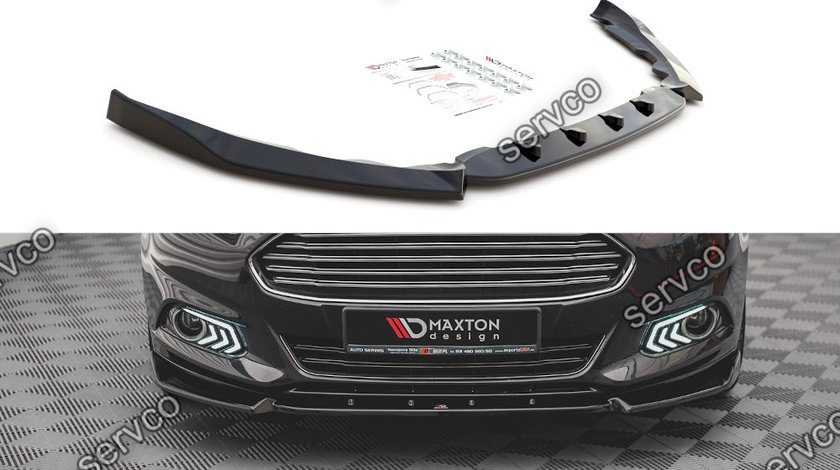 Prelungire splitter bara fata Ford Mondeo Mk5 2014-2019 v4 - Maxton Design