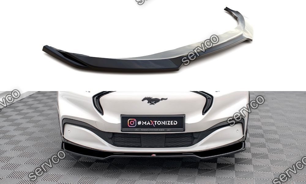 Prelungire splitter bara fata Ford Mustang Mach-E Mk1 2020- v2 - Maxton Design