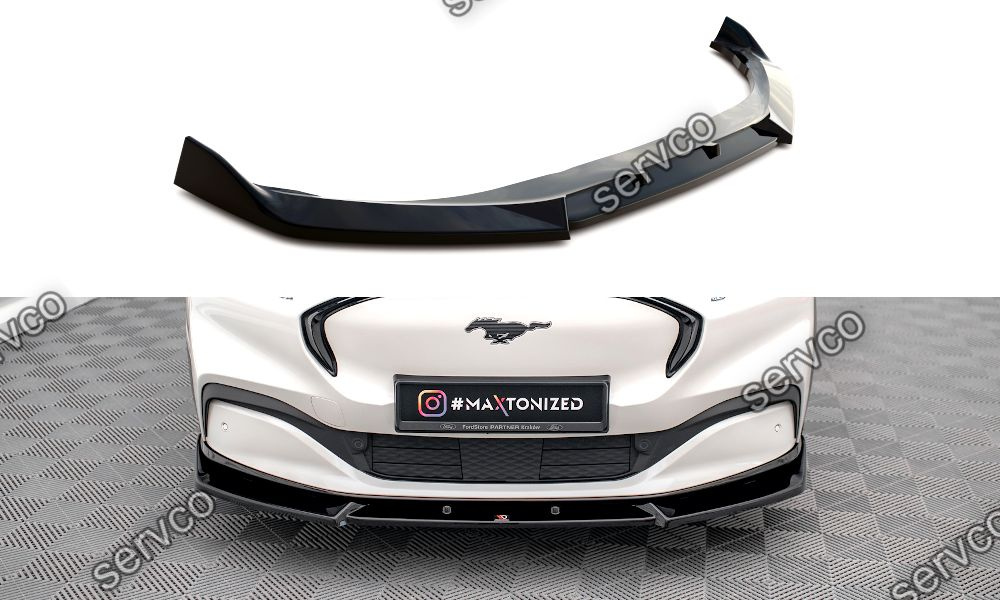 Prelungire splitter bara fata Ford Mustang Mach-E Mk1 2020- v1 - Maxton Design