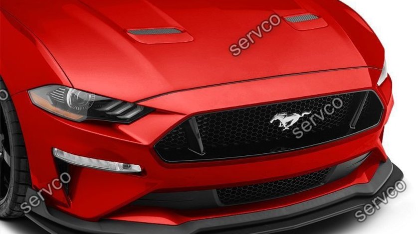 Prelungire splitter bara fata Ford Mustang Ecoboost, GT Chin Spoiler 2018-2021 v1