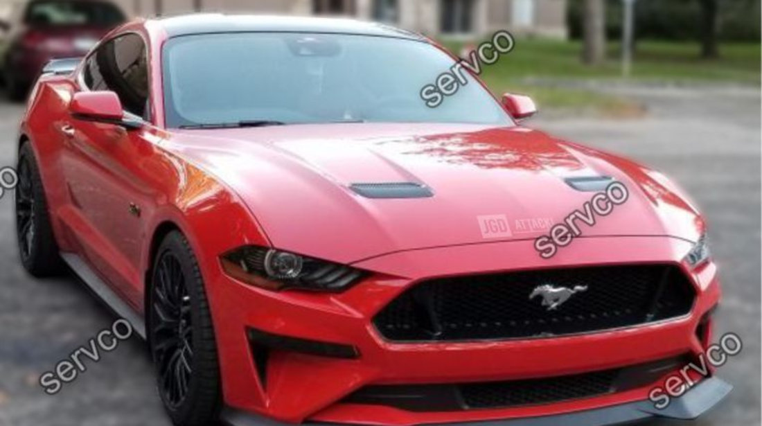 Prelungire splitter bara fata Ford Mustang Ecoboost, GT RTR Style 2018-2021 v3