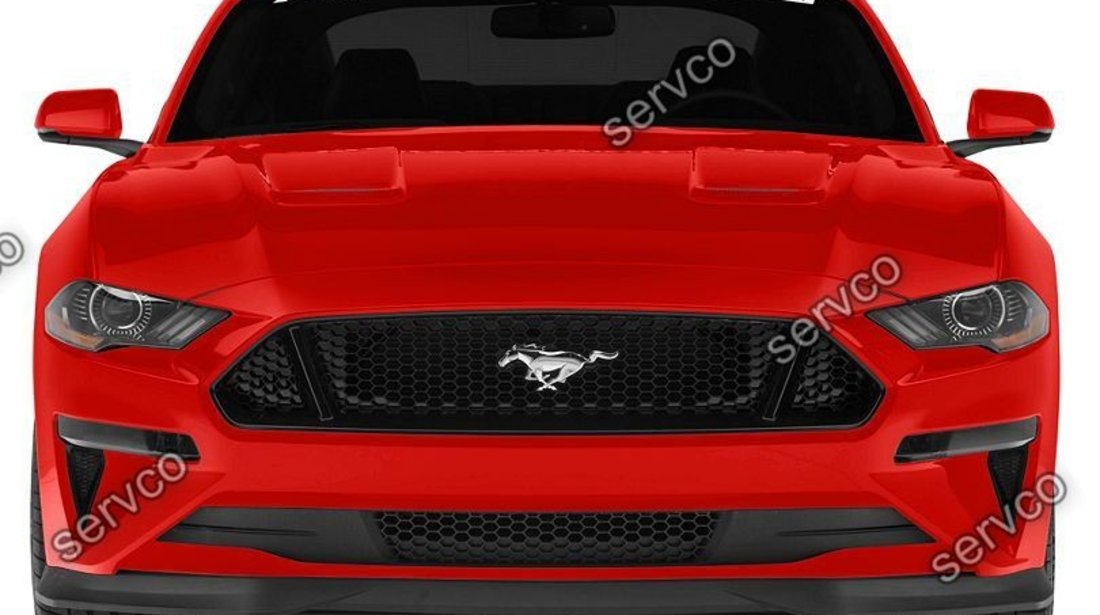 Prelungire splitter bara fata Ford Mustang Ecoboost, GT RTR Style 2018-2021 v3