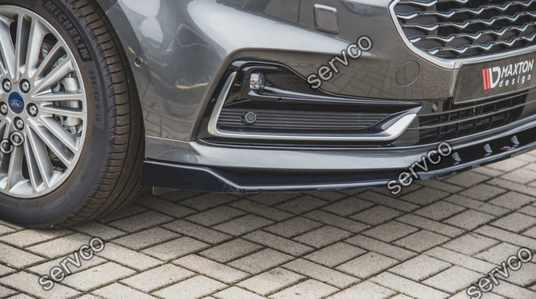 Prelungire splitter bara fata Ford S-Max Mk2 Facelift 2019- v2 - Maxton Design