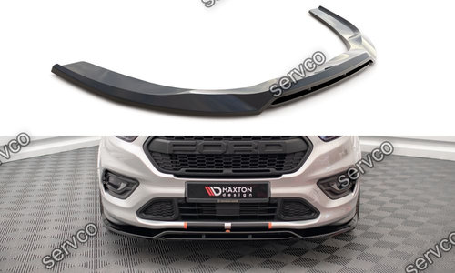 Prelungire splitter bara fata Ford Transit Custom ST-Line Mk1 Facelift 2017- v2 - Maxton Design
