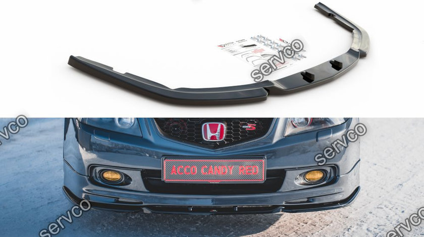 Prelungire splitter bara fata Honda Accord Mk7 Type-S 2002-2007 v7 - Maxton Design