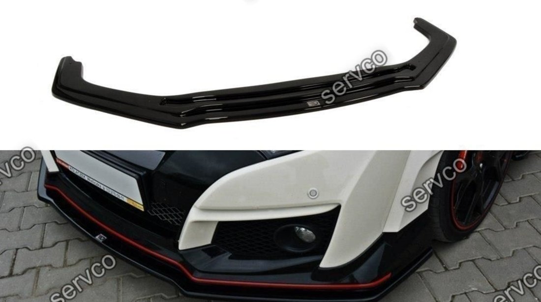 Prelungire splitter bara fata Honda Civic Mk9 Type R 2015- v9 - Maxton Design