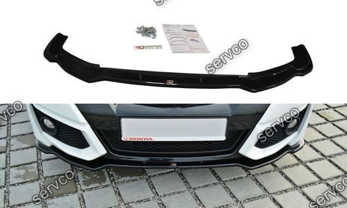 Prelungire splitter bara fata Honda Civic Mk9 Facelift 2014-2017 v12 - Maxton Design