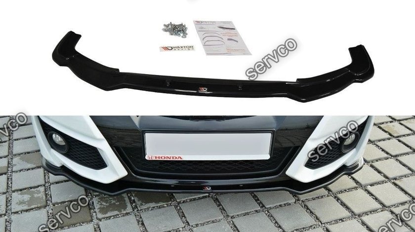 Prelungire splitter bara fata Honda Civic Mk9 Facelift 2014-2017 v12 - Maxton Design