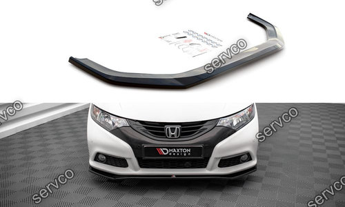 Prelungire splitter bara fata Honda Civic Mk9 2012-2014 v15 - Maxton Design