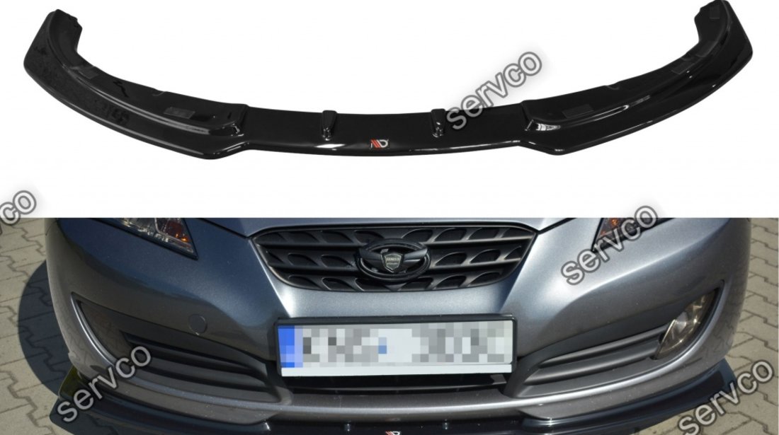 Prelungire splitter bara fata Hyundai Genesis Mk1 Coupe 2009-2012 v1 - Maxton Design