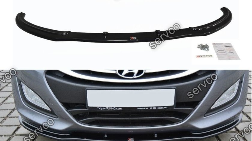 Prelungire splitter bara fata hyundai i30 mk2 2012-2017 v2 - Maxton Design