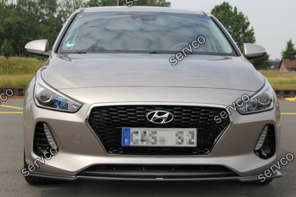 Prelungire splitter bara fata Hyundai i30 Mk3 Hatchback 2017- v10 - Maxton Design