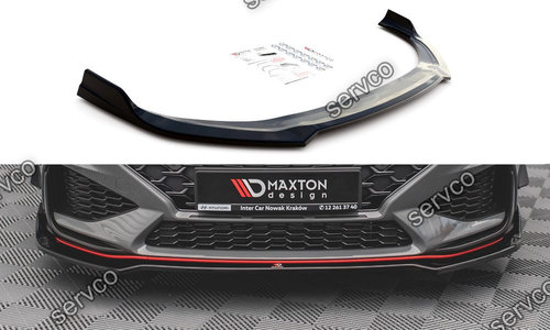 Prelungire splitter bara fata Hyundai I30 N Hatchback Fastback Mk3 Facelift 2020- v13 - Maxton Desig...
