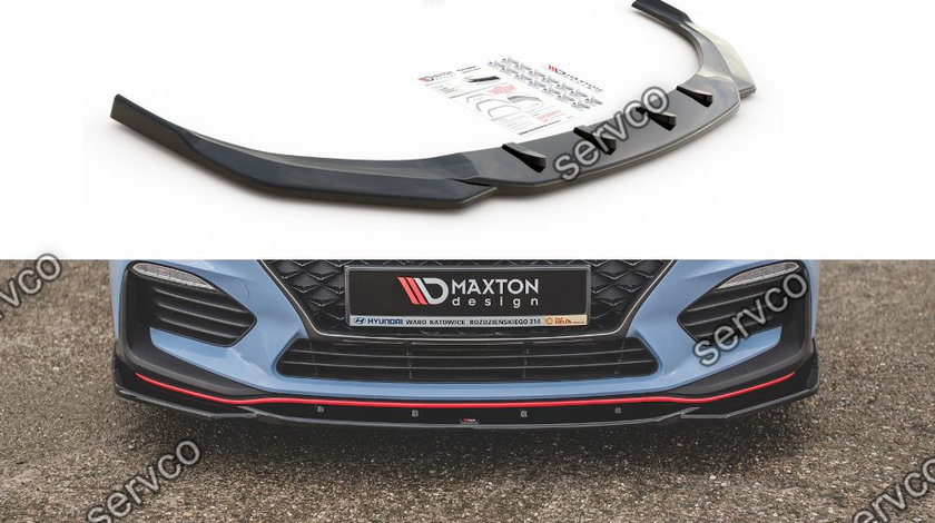 Prelungire splitter bara fata Hyundai I30N Mk3 Hatchback Fastback 2017- v7 - Maxton Design