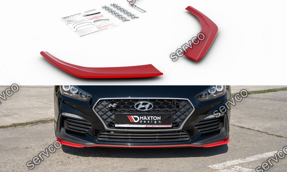 Prelungire splitter bara fata Hyundai I30N Mk3 2016- v5 - Maxton Design