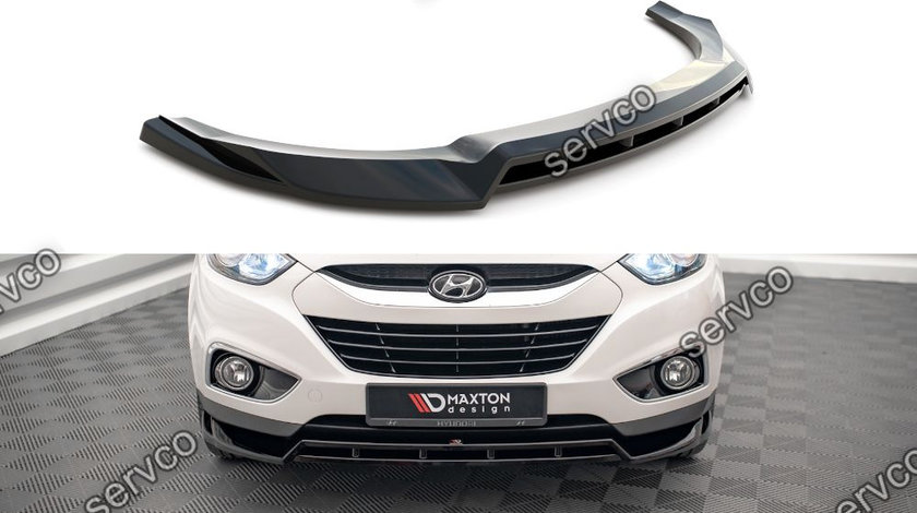 Prelungire splitter bara fata Hyundai ix35 Mk1 2009-2013 v1 - Maxton Design