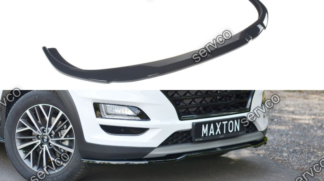 Prelungire splitter bara fata Hyundai Tucson Mk3 Facelift 2018- v1 - Maxton Design