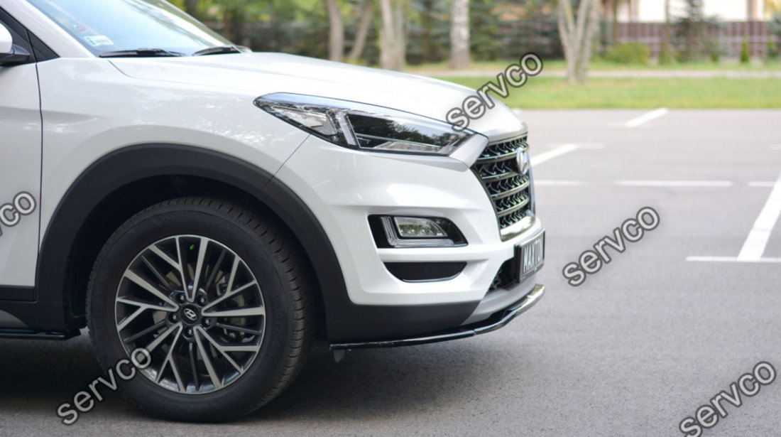 Prelungire splitter bara fata Hyundai Tucson Mk3 Facelift 2018- v1 - Maxton Design