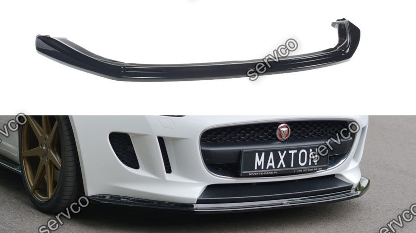 Prelungire splitter bara fata Jaguar F-Type 2013- v2 - Maxton Design