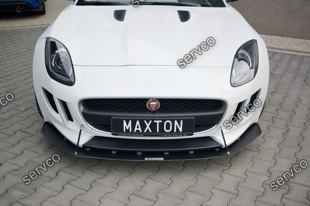 Prelungire splitter bara fata Jaguar F-Type 2013- v1 - Maxton Design