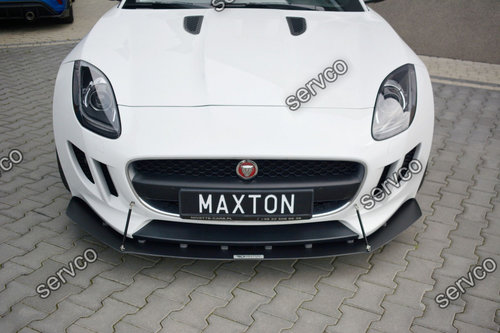 Prelungire splitter bara fata Jaguar F-Type 2013- v1 - Maxton Design