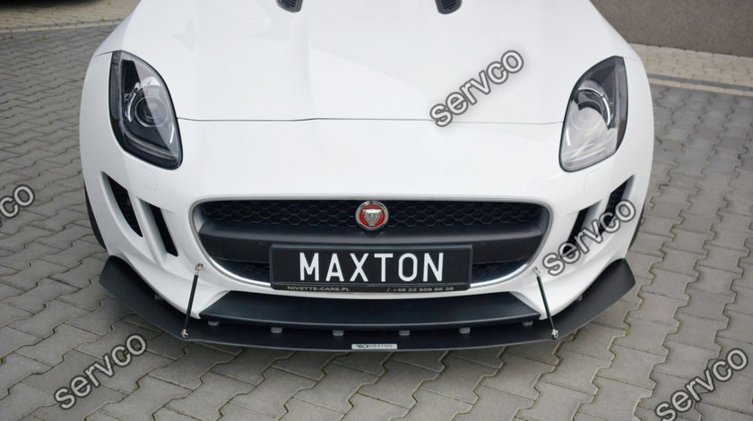 Prelungire splitter bara fata Jaguar F-Type 2013- v1 - Maxton Design