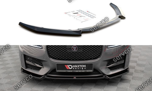Prelungire splitter bara fata Jaguar XF R-Sport Mk2 2015-2020 v4 - Maxton Design