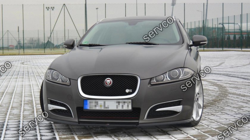 Prelungire splitter bara fata Jaguar XF X250 Mk1 Sportbrake S-Pack 2011-2015 v2 - Maxton Design