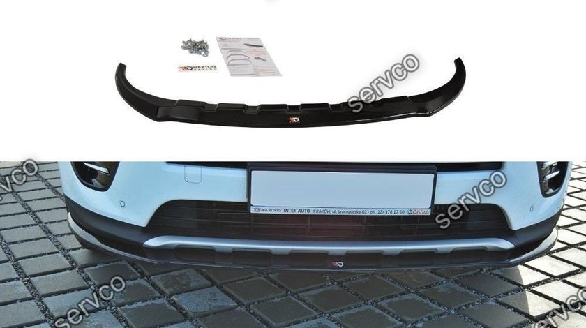 Prelungire splitter bara fata Kia Sportage Mk4 GT-Line 2015- v1 - Maxton Design