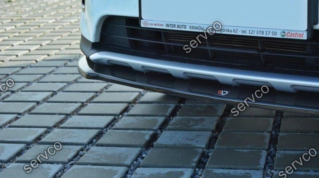 Prelungire splitter bara fata Kia Sportage Mk4 GT-Line 2015- v1 - Maxton Design