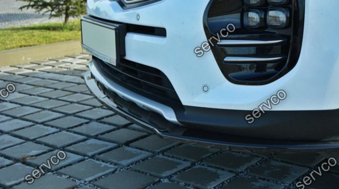 Prelungire splitter bara fata Kia Sportage Mk4 GT-Line 2015- v1 - Maxton Design