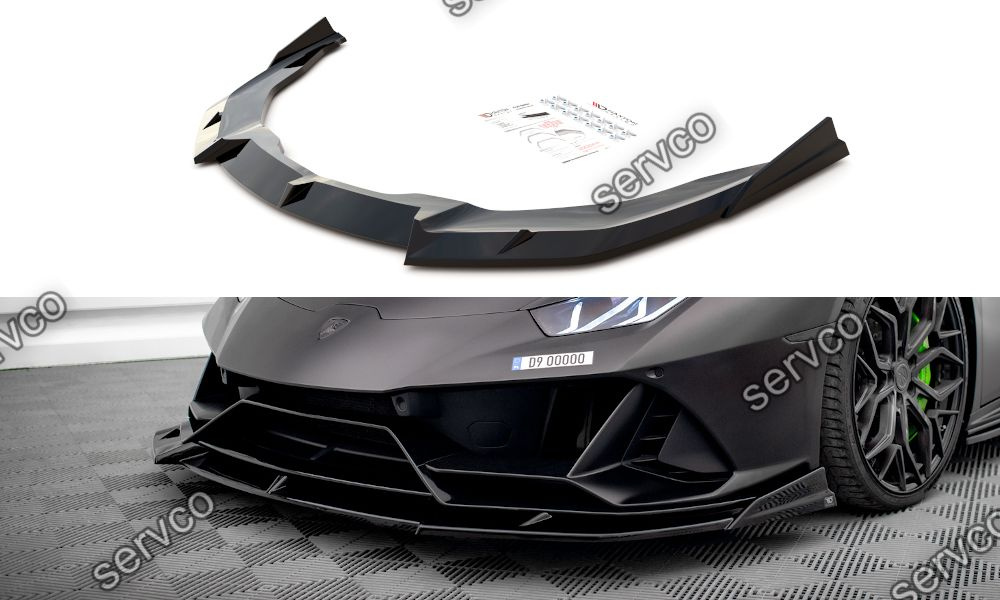 Prelungire splitter bara fata Lamborghini Huracan EVO 2020- v1 - Maxton Design