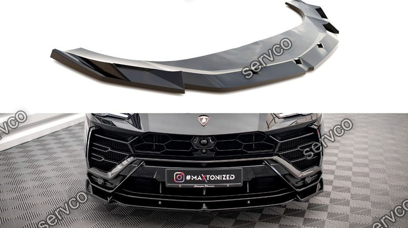 Prelungire splitter bara fata Lamborghini Urus Mk1 2018- v1 - Maxton Design