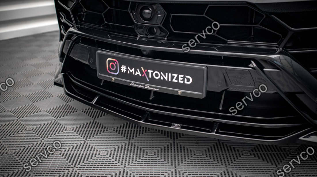 Prelungire splitter bara fata Lamborghini Urus Mk1 2018- v3 - Maxton Design