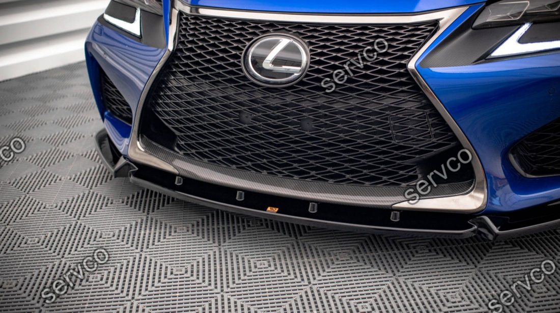 Prelungire splitter bara fata Lexus GS F Mk4 Facelift 2015-2020 v6 - Maxton Design