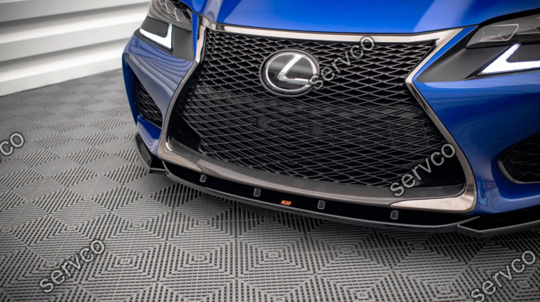 Prelungire splitter bara fata Lexus GS F Mk4 Facelift 2015-2020 v7 - Maxton Design