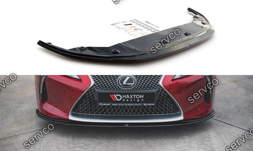 Prelungire splitter bara fata Lexus LC 500 2017- v2 - Maxton Design