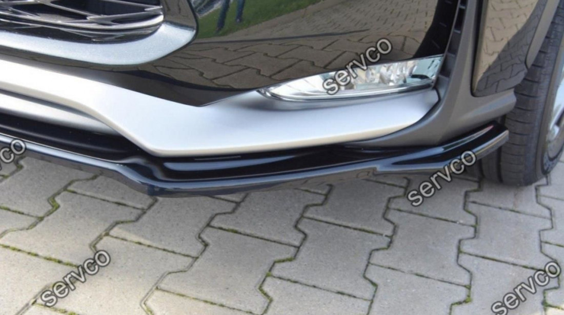 Prelungire splitter bara fata Lexus NX Mk1 F-Sport 2014-2017 v3 - Maxton Design